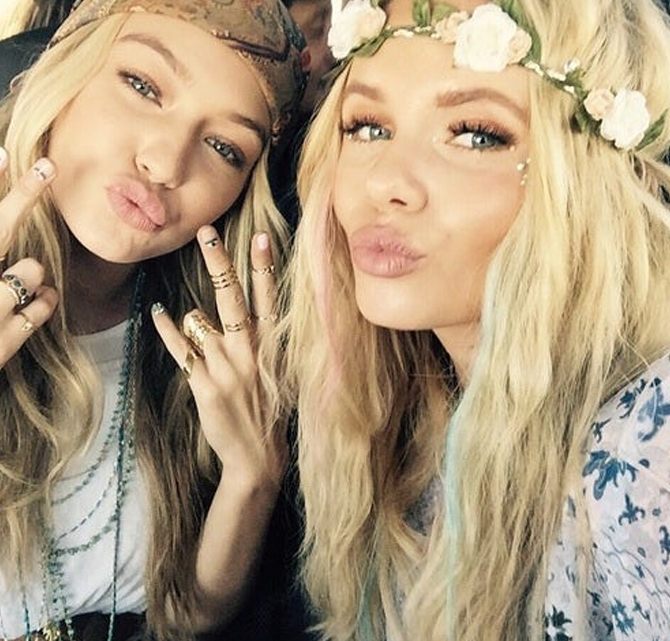 festival look Gigi Hadid