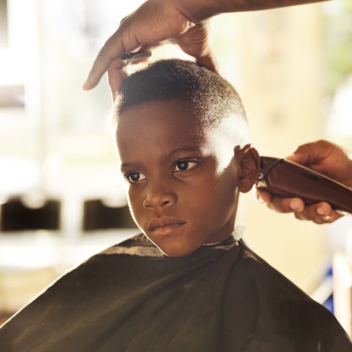 Corte cabelo rapaz